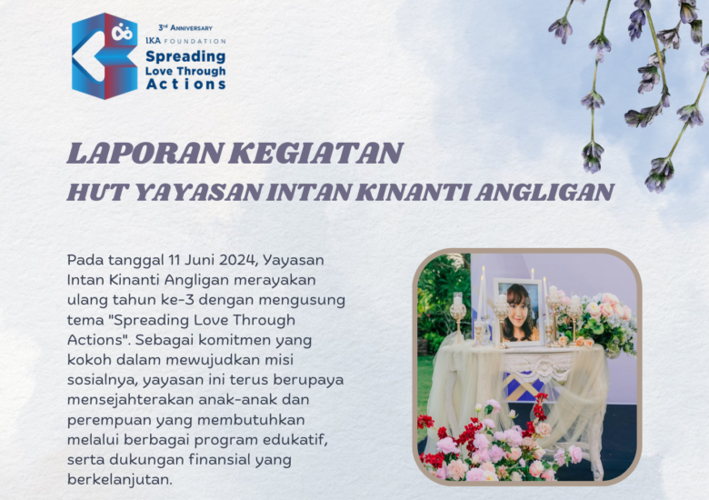 Laporan Kegiatan: 11 Juni 2024, HUT ke-3 IKA Foundation