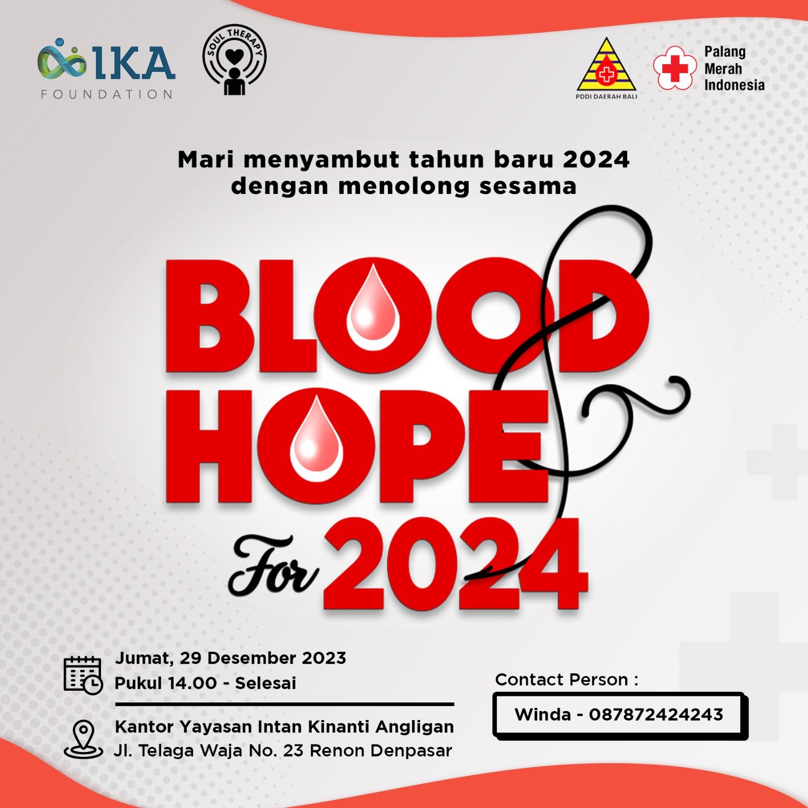 Donor Darah: Blood & Hope for 2024