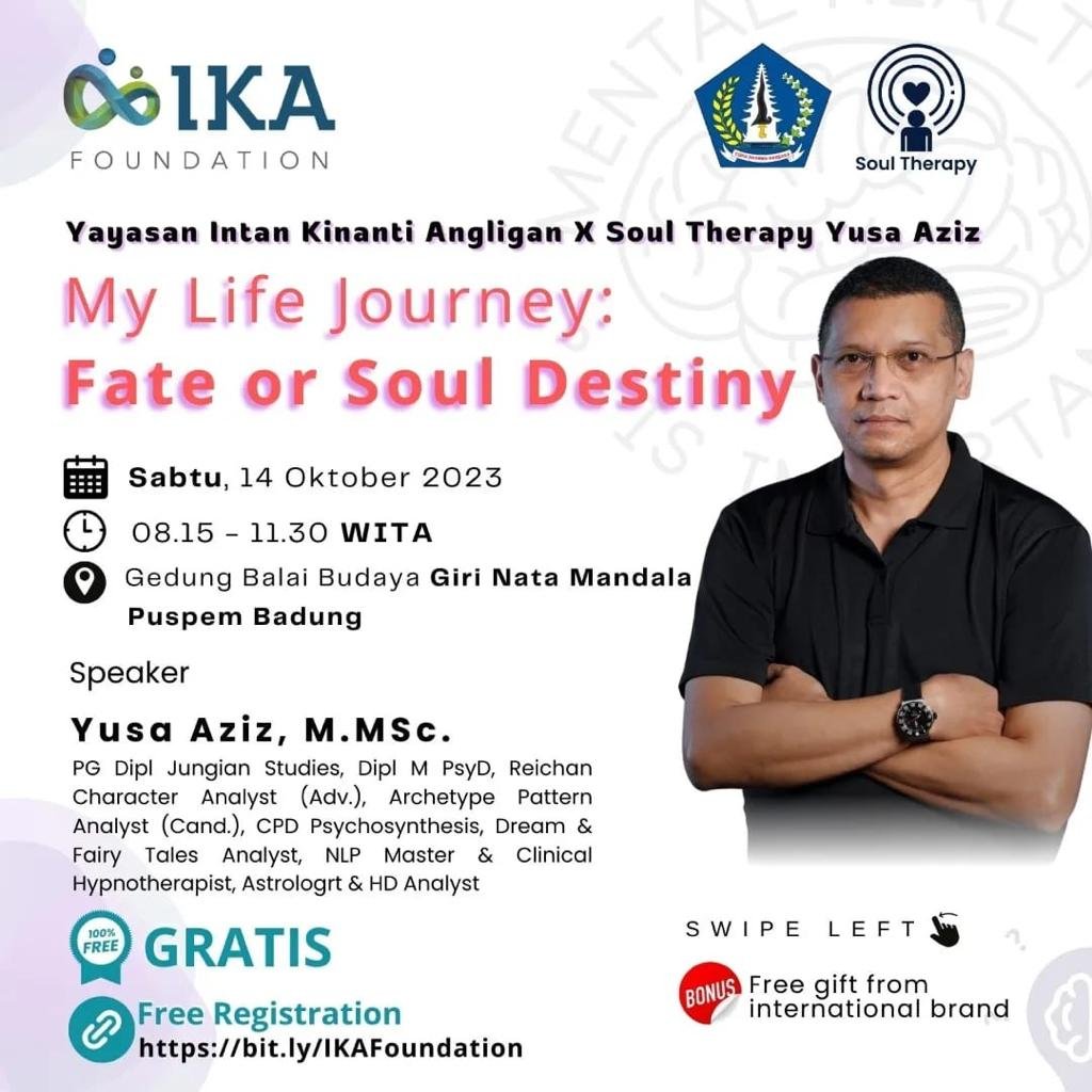 Yayasan Intan Kinanti Angligan X Soul Therapy Yusa Aziz